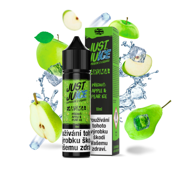 Př&iacute;chuť Just Juice Apple and Pear on Ice - Ledov&eacute; jablko s hru&scaron;kou