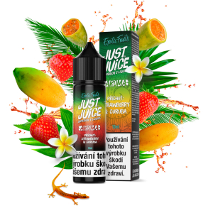 Př&iacute;chuť Just Juice Strawberry and Curuba - Jahoda a Curuba