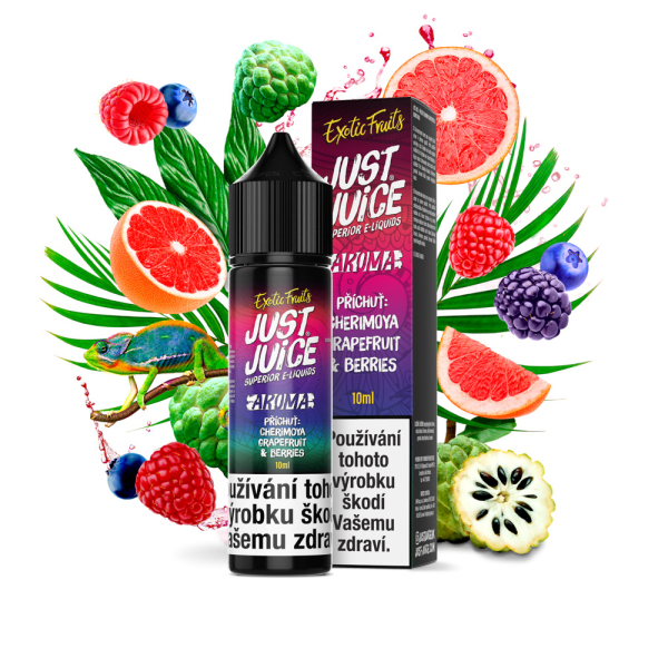 Př&iacute;chuť Just Juice Cherimoya Grapefruit and Berries - Grapefruit, Cherimoya a lesn&iacute; ovoce