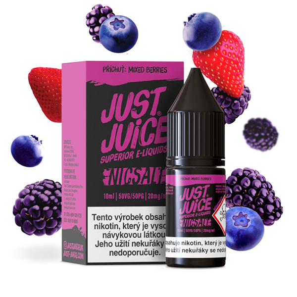 E-liquid Just Juice SALT Fusion Mixed Berries - Lesn&iacute; ovoce