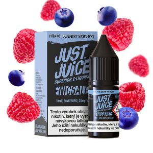 E-liquid Just Juice SALT Blueberry Raspberry - Borůvka, malina
