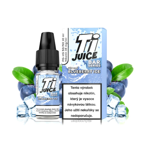 E-liquid TI Juice Bar Series Blueberry Ice Nic Salt - Ledov&aacute; borůvka (16 mg)