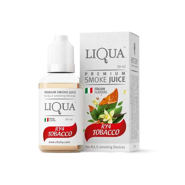 E-liquid LIQUA RY4 Tobacco (směs karamelu, vanilky a tabáku)