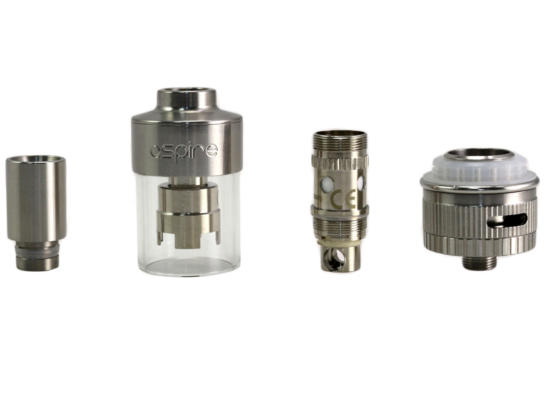 Rozložení clearomizeru aSpire Atlantis Clearomizer aSpire Atlantis, rozložení