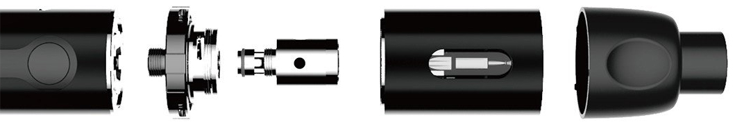 Elektronická cigareta Kangertech K-Pin, sestavení