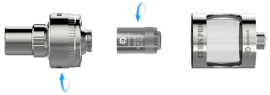 Výměna žhavící hlavy clearomizeru Joyetech CUBIS Pro