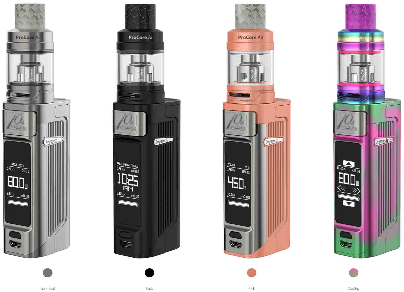 Joyetech ESPION Solo 80W barevné kombinace