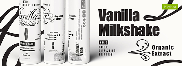 Vanilla Milkshake - Adams Vape - příchuť