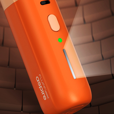 Indikace - Aspire Fluffi Mini - elektronická cigareta