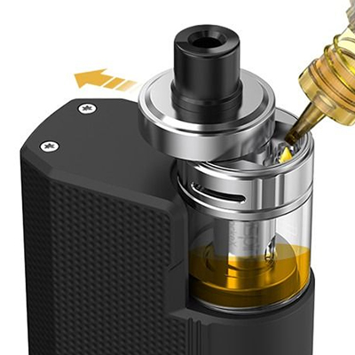 Praktické plnění - Aspire Zelos PockeX box - elektronická cigareta