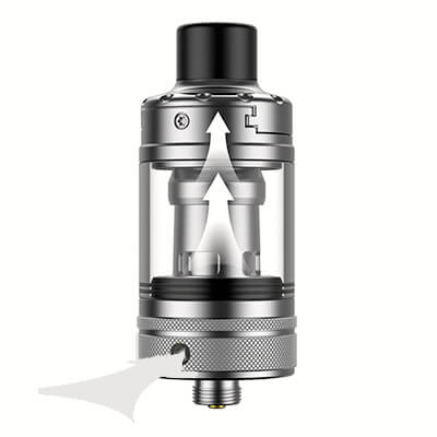 Regulace přívodu vzduchu - Aspire Zelos X Kit - elektronická cigareta