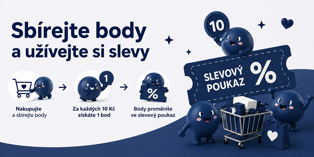 Věrnostní program - nakupujte, sbírejte body a proměňte je za slevu
