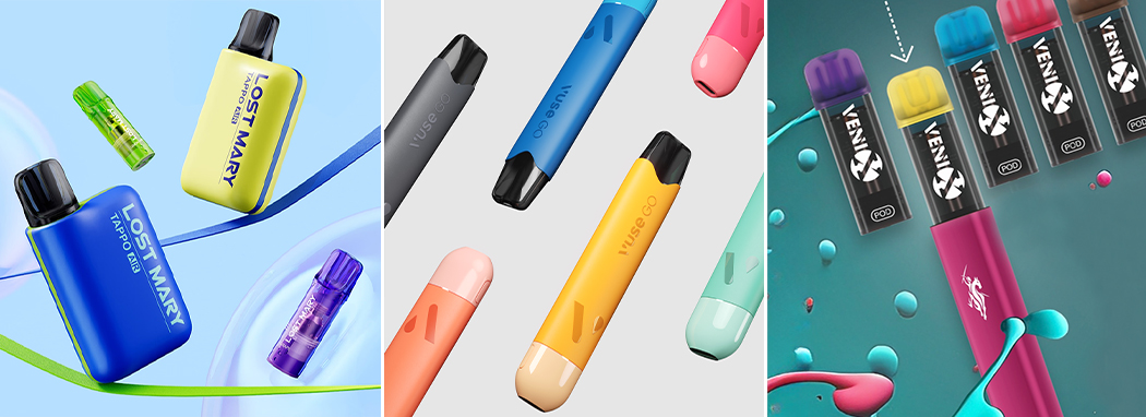 Elektronická cigareta typu Predplnene systemy