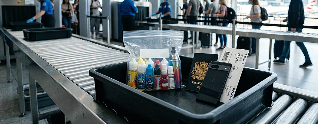 Jak přepravovat e-liquid