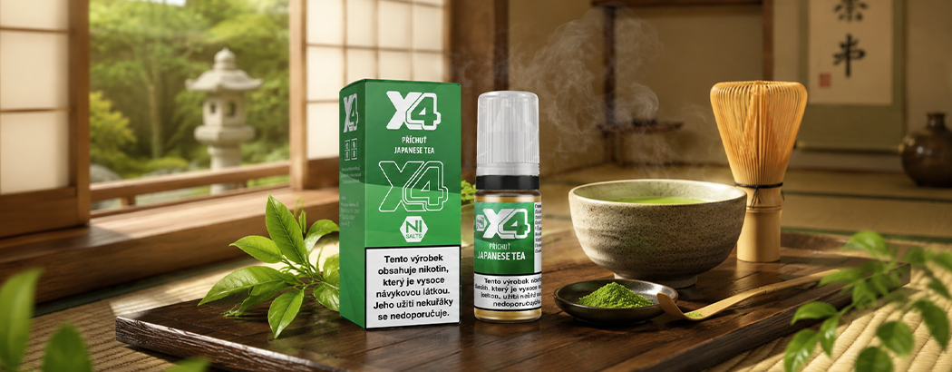 E-liquid X4 Bar Japanese Tea