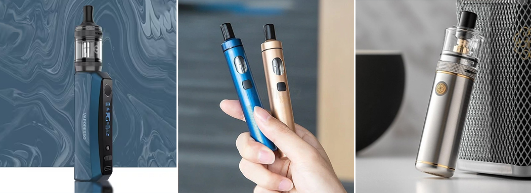 Elektronické cigarety s tlačítkem