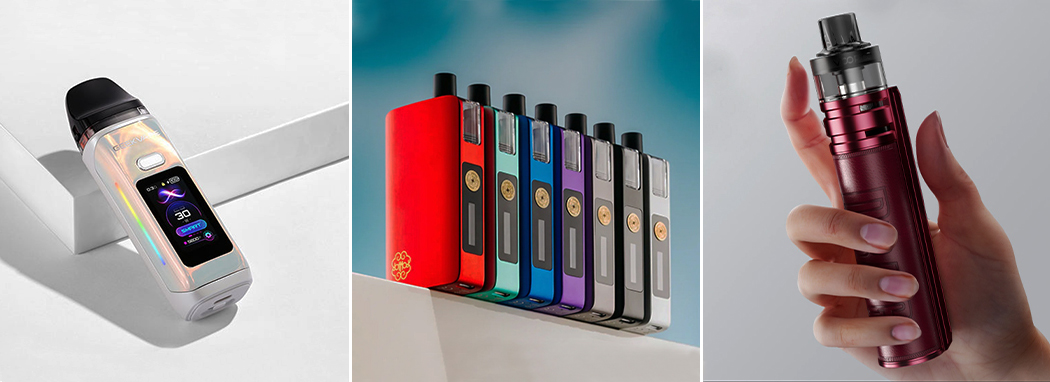 Elektronická cigareta typu Pod Mod