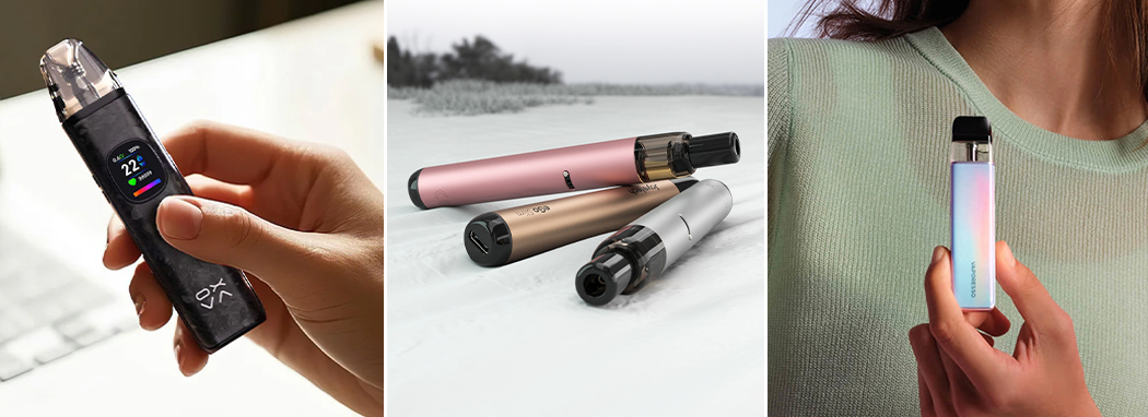 Elektronická cigareta typu Pod systém s vyměnitelnými cartrdigemi