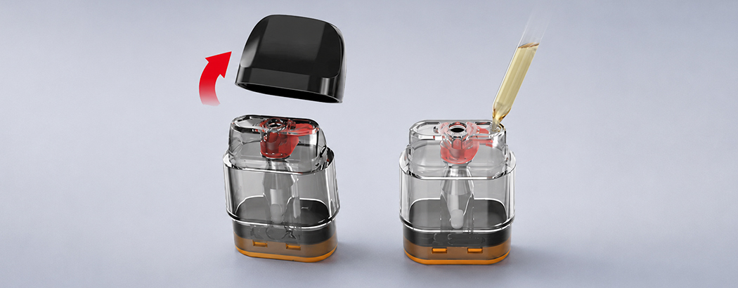 Cartridge s vylamovacím náustkem