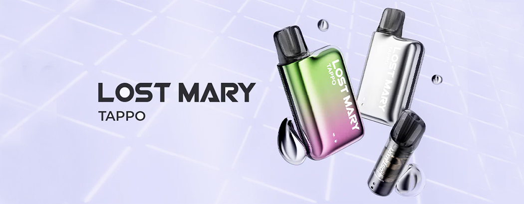 Lost Mary Tappo a Tappo Air - elektronická cigareta s předplněnou cartridgí