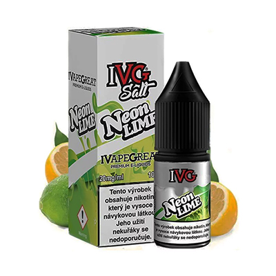 4.místo - IVG Salt Neon Lime - elektronická cigareta