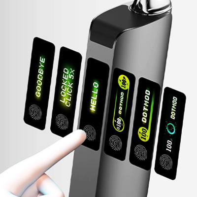 Ovládání a displej - Dotmod dotpod Go - elektronická cigareta