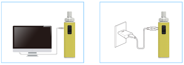 Elektronická cigareta Joyetech eGo AIO BOX, nabíjení