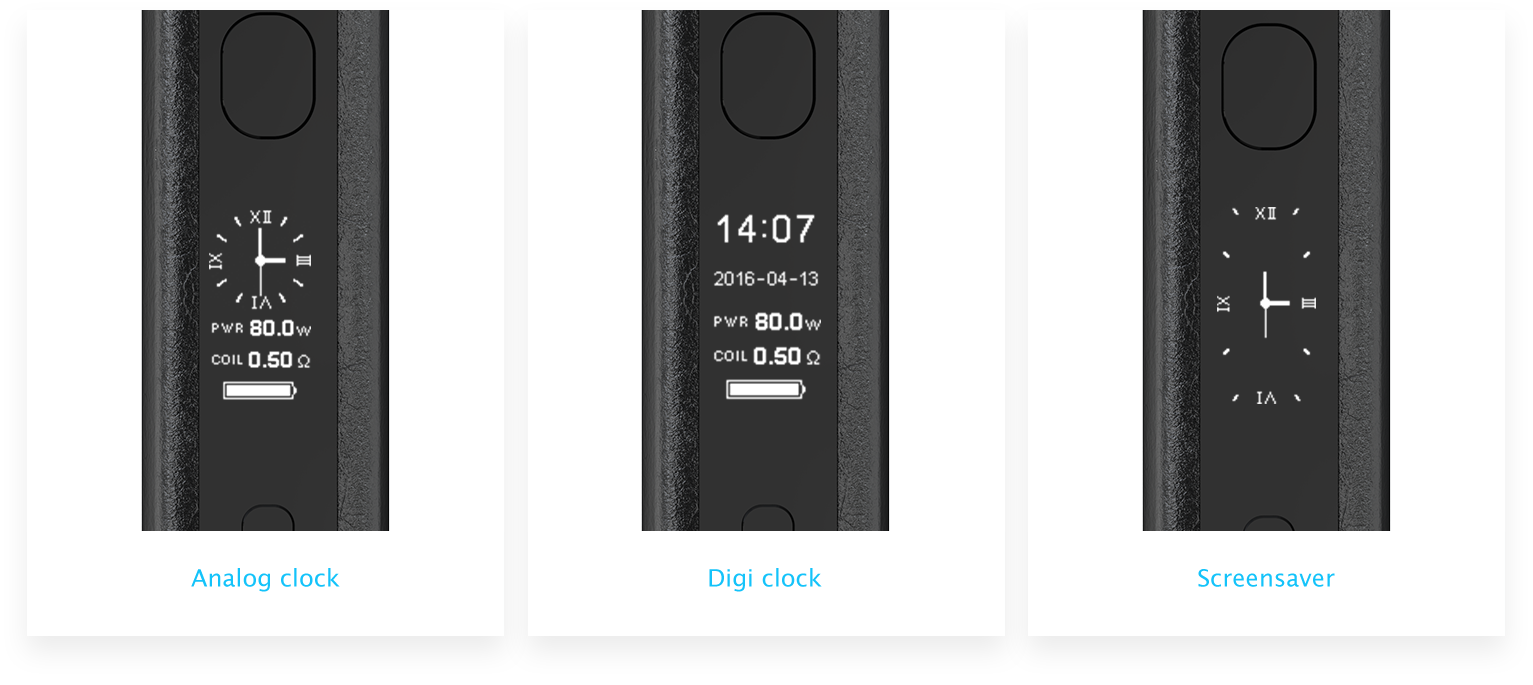 Elektronická cigareta Joyetech eGrip II Light, display