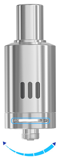 Regulace přívodu vzduchu elektronické cigarety Joyetech eGo ONE