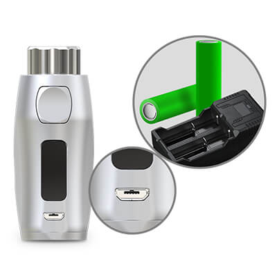 USB a dobíjení - Eleaf iStick Pico X - elektronická cigareta