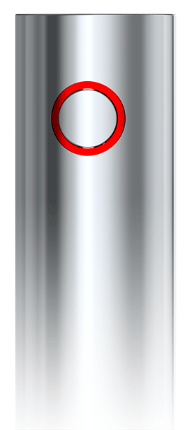 elektronická cigareta Smoktech Stick V8 Baby a indikátor stavu baterie Indikátor stavu baterie u elektronická cigareta Smoktech Stick V8 Baby