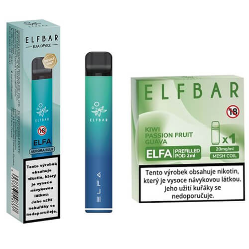Elektronická cigareta Elf Bar Elfa představení