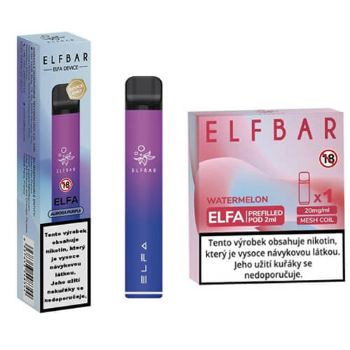 Elektronická cigareta Elf Bar Elfa představení