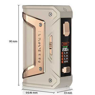 Parametry - GeekVape L200 Classic Box Mod - elektronicka cigareta