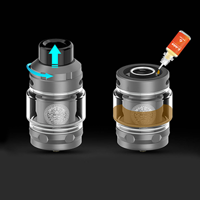 Plnění - GeekVape Zeus Subohm Tank - elektronická cigareta