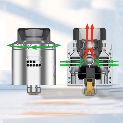 Přívod vzduchu - Dead Rabbit Solo RDA - elektronická cigareta