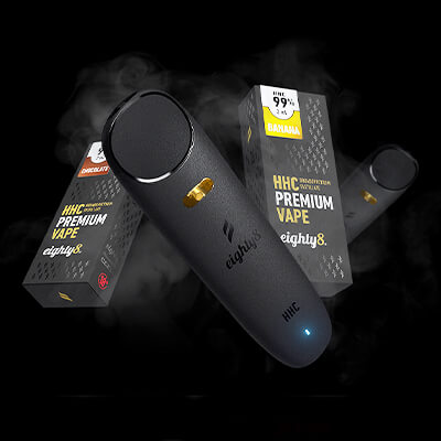 Vaporizační Pero Eighty8 HHC, 99% HHC Vape Lemon - Citrón