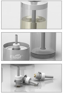clearomizér iSmoka-EleaF Mega BCC, clearomizér iSmoka-EleaF Mega BCC pro elektronicke cigarety a baterie 510
