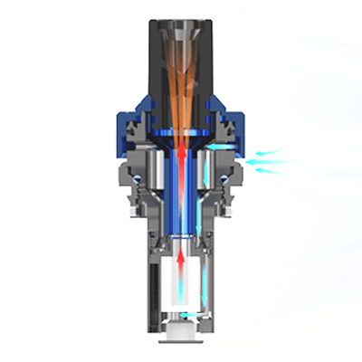 Regulace přívodu vzduchu - Joyetech eGo AIO 2 - elektronická cigareta