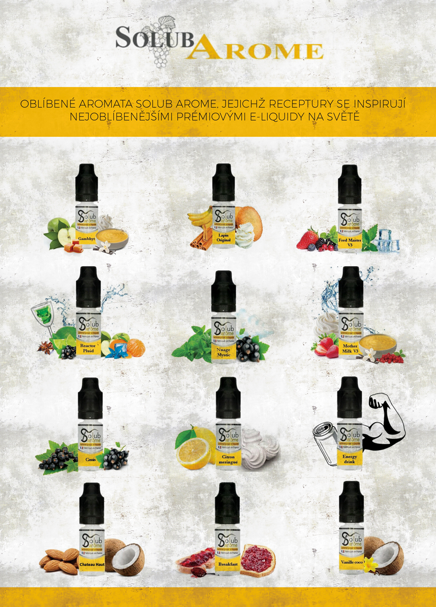 Příchutě Solubarome