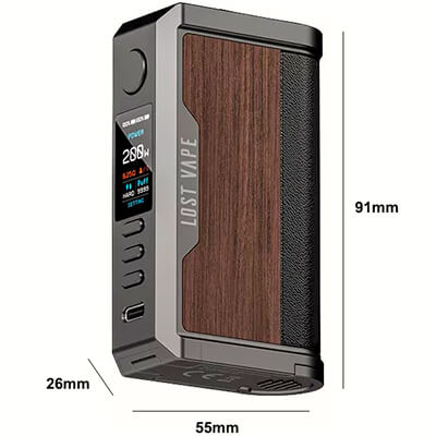 Parametry - Lost Vape Centaurus Q200 MOD - elektronicka cigareta