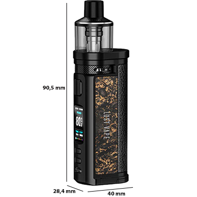 Parametry - Lost Vape Centaurus Q80 - elektronicka cigareta