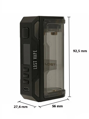 Parametry - Lost Vape Thelema Quest 200W - elektronicka cigareta