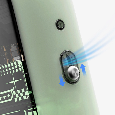 Regulace přívodu vzduchu - Lost Vape Ursa Epoch - elektronická cigareta