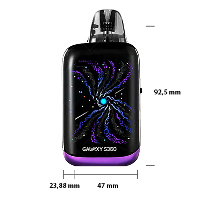 Parametry - Lost Vape Ursa Galaxy S360 - elektronická cigareta