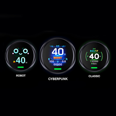 Obrazovka - OXVA Nexlim - elektronická cigareta