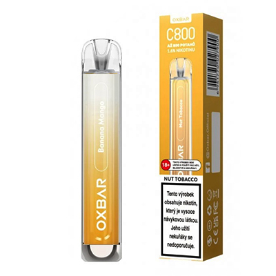 Jednorázová cigareta Oxva Oxbar C800 představení