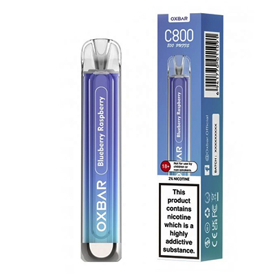Jednorázová cigareta Oxva Oxbar C800 představení