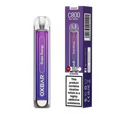 Jednorázová cigareta Oxva Oxbar C800 představení