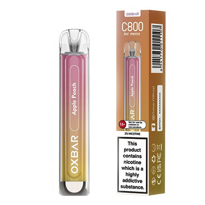 Jednorázová cigareta Oxva Oxbar C800 představení